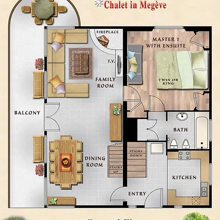 Chalet In ベッド・アンド・ブレックファスト メジェーヴ